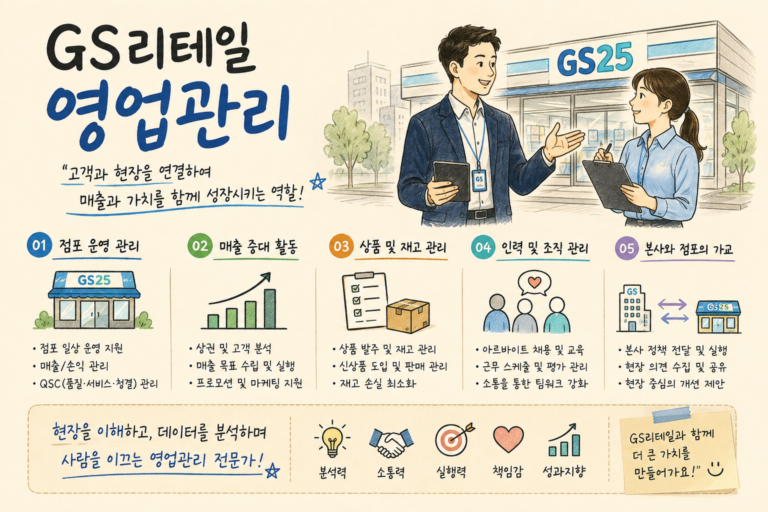 GS영업관리 자기소개서